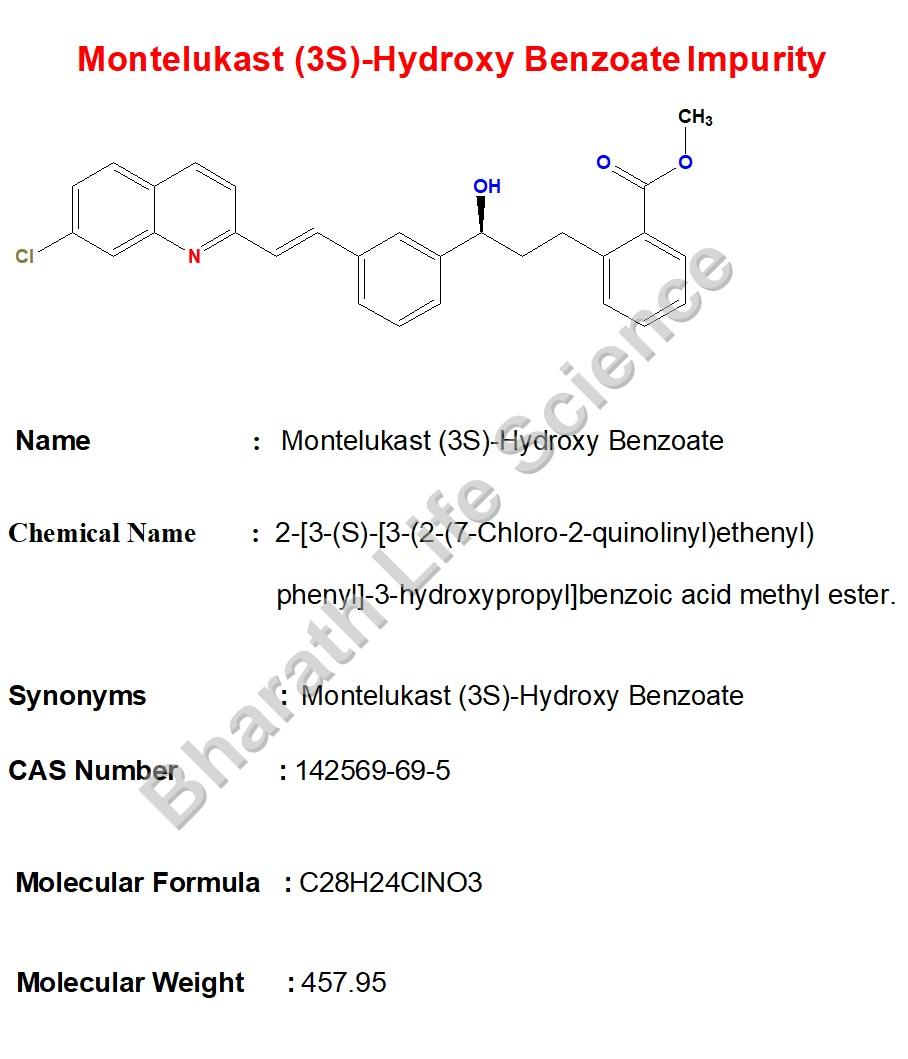 Montelukast (3S)-Hydroxy Benzoate